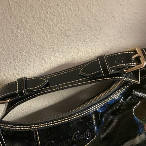 Dooney and Bourke Patent Leather Hobo - Picture 3 of 10